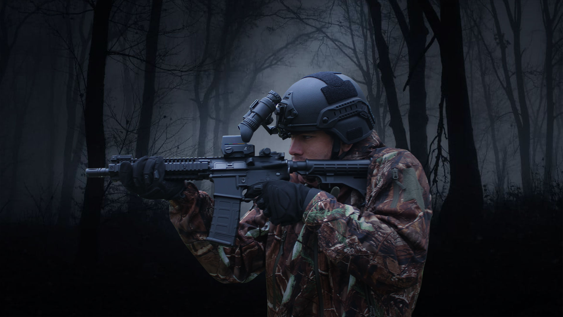 Head mounted thermal goggles