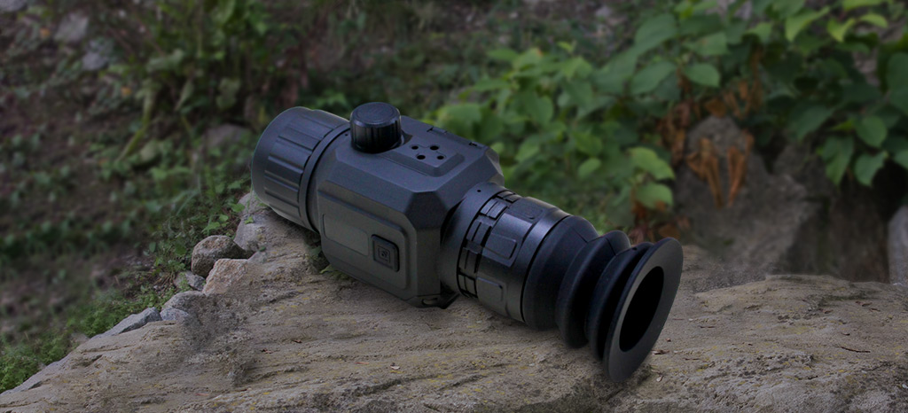 thermal rifle scope with clip on