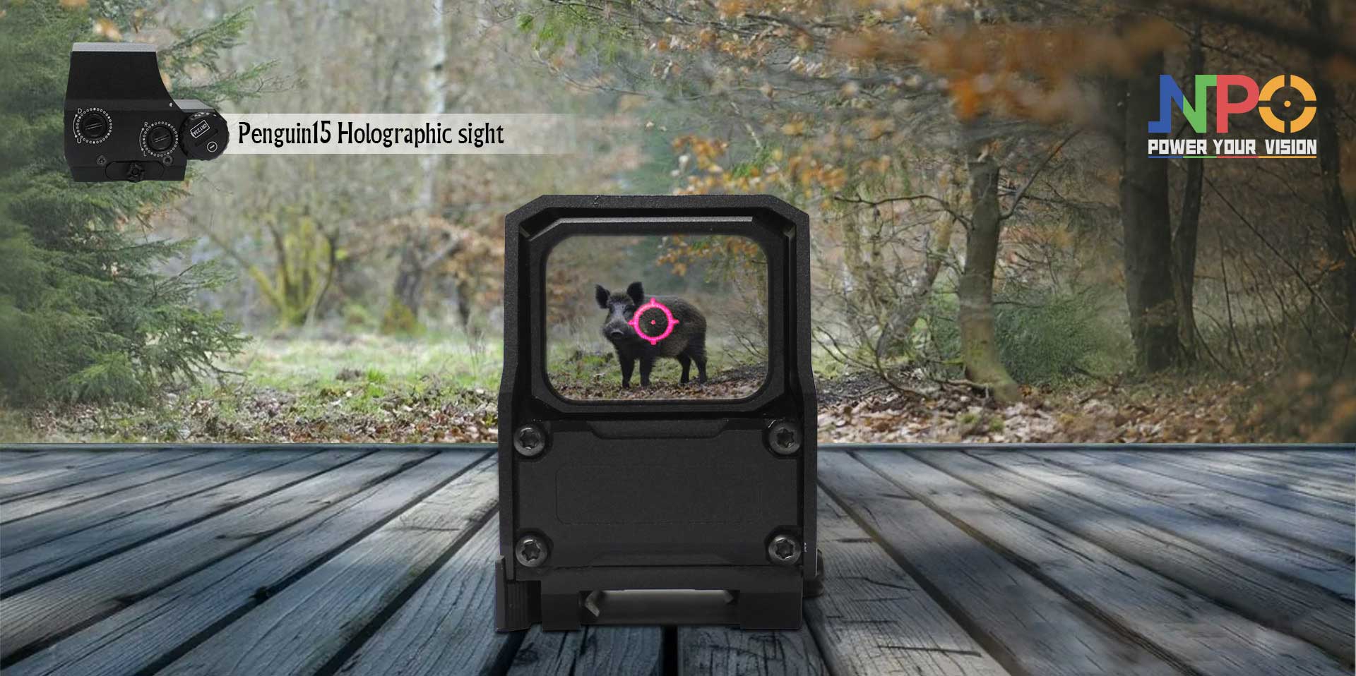 high precision laser holographic red dot sight