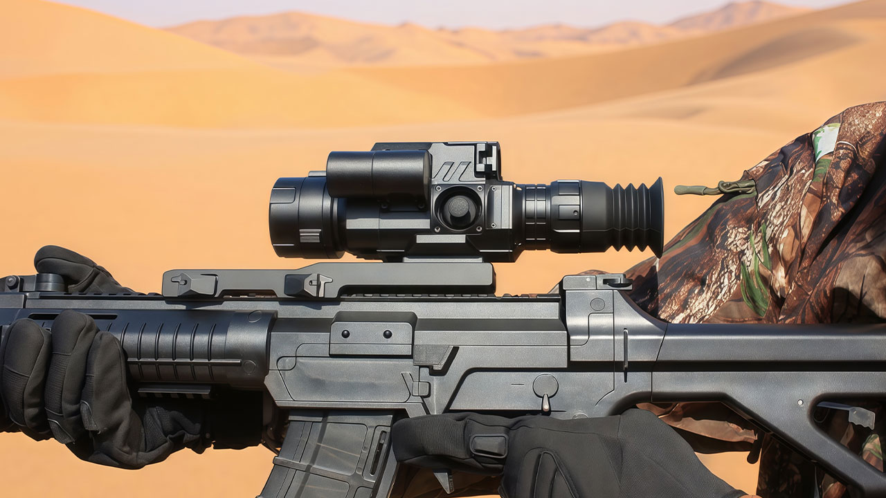 Rifle thermal scope