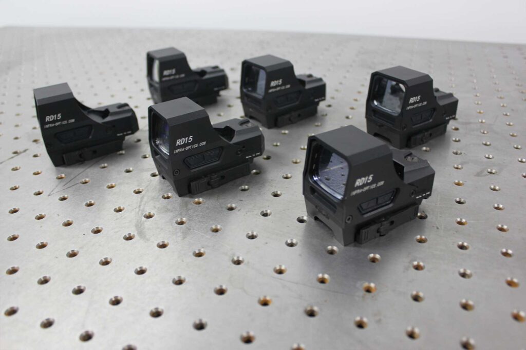 Frog15 red dot sight after filling with nitrogen