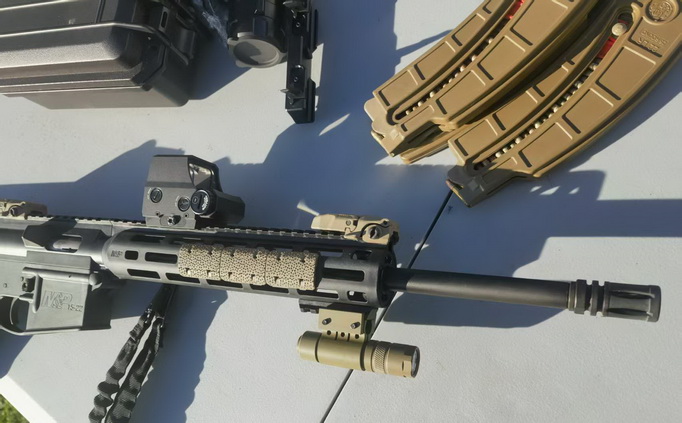 Penguin15 mounted on .22 sport rifle