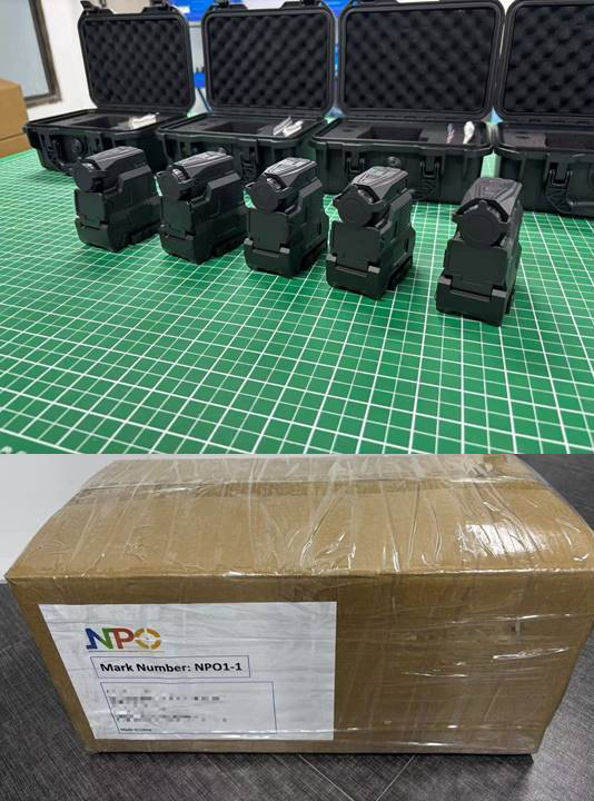 thermal fusion red dot sight ready to be shipped to EU customers
